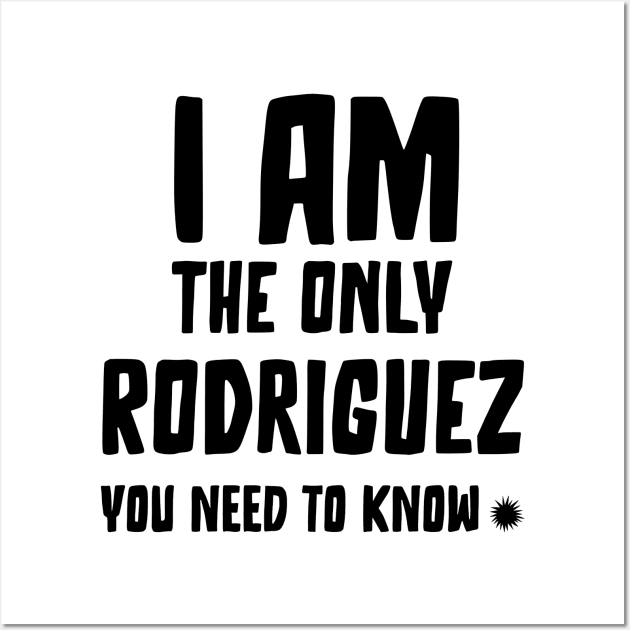 Ultimate Rodriguez Statement Wall Art by RJS Inspirational Apparel